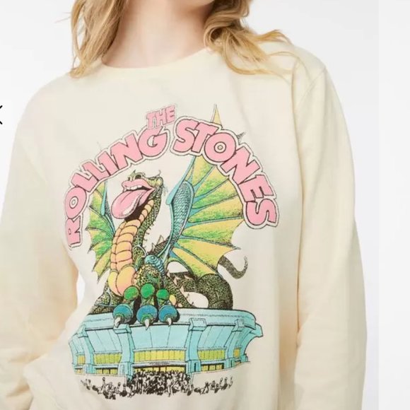The Rolling Stones Cream Sweatshirt | Official Merch | Size M - Picture 4 of 8